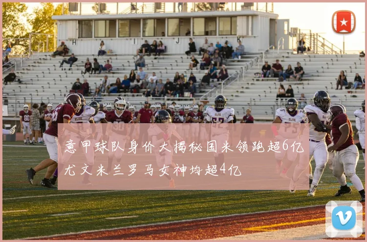 意甲球队身价大揭秘国米领跑超6亿尤文米兰罗马女神均超4亿